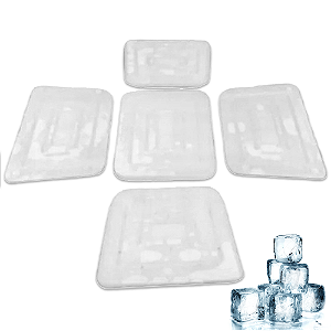 Kit de Placas de Gelo Eutético para Carrinhos Coolers e Caixas Térmicas