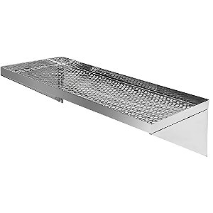 Prateleira Aço Inox Grelha Escorredor Multiuso Várias Medidas
