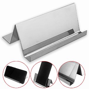 Suporte de Celular em Aço Inox Porta Celular de Mesa