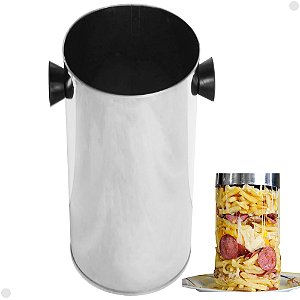 Forma Molde Torre De Batata Bacon Calabresa Aço Inox 30cm