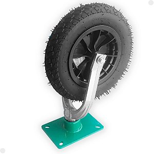 Garfo Alumínio Fundido Roda Pneu 3.25-8 Pneumática Carrinhos