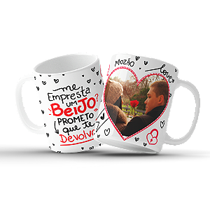 Caneca Personalizada com Foto dia dos namorados  M6