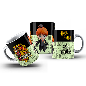 Caneca Star Wars Harry Potter - Ron Weasley Personalizada com Nome