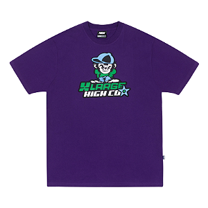 CAMISETA HIGH COMPANY x XLARGE MONKEY ROXO