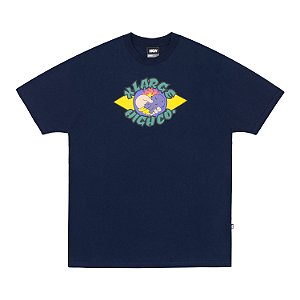CAMISETA HIGH COMPANY x XLARGE BRAXL AZUL MARINHO / NAVY