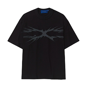Camiseta Quadro Creations Spikes Boxy Preto