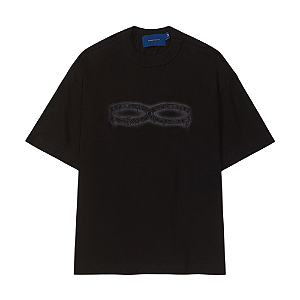 Camiseta Quadro Creations Arqueólogos Boxy Preto