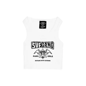 Cropped Tank Top Sufgang x Glogang Off White