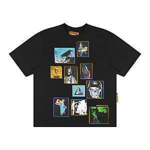Camiseta MAD Enlatados Magia das Cartas Preto