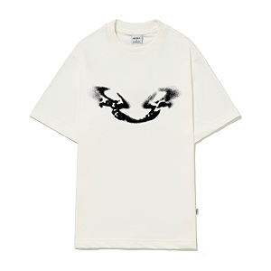 Camiseta Barra Crew B Reflexo Off White