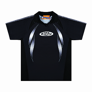 Jersey MAD Enlatados Artilheiro Mad Preto Prata