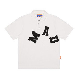 Camisa Polo MAD Enlatados College Off White