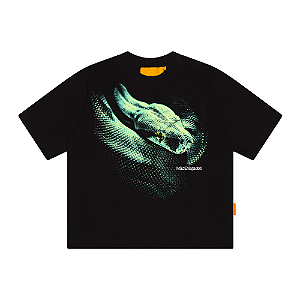 Camiseta Mad Enlatados Reptiliano Preto