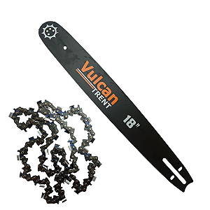 SABRE + CORRENTE 18" 32D 3/8 X 1,5 MM MOTOSSERRA VULCAN