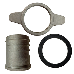 KIT BOCAL ADAPTADOR HASTE ANEL MOTOBOMBA 2" B4T710 BRANCO