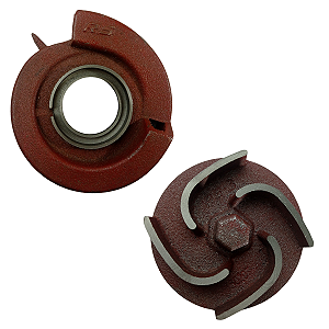 ROTOR E PORTA ROTOR 2" MOTOBOMBA B4T710 BRANCO