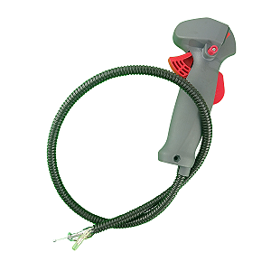 PUNHO ACELERADOR COMPLETO ROÇADEIRA BR33A / 43A / 52A BRANCO