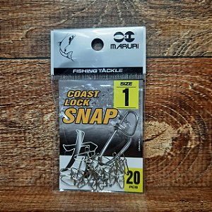 Snap Maruri Coast Lock Pesca Cartela Vários Tamanhos