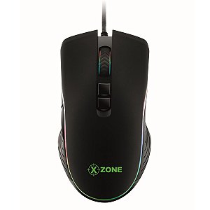 Mouse Gamer Xzone GMF-01 Preto 4800 Dpi