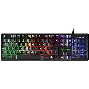 Teclado Gamer Xzone Semimecânico GTS-01 Preto ABNT2