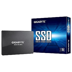SSD Gigabyte 1TB SATA3 2,5" Leituras: 550Mb/s e 500Mb/s