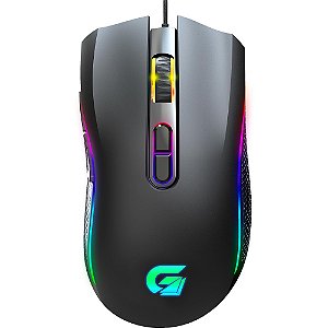 MOUSE GAMER REDRAGON BRANCOALA, RGB, 7200DPI, 6 BOTOES, PRETO