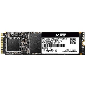 SSD Adata XPG SX6000 Lite, 128GB, M.2 NVMe, Leitura: 1800MB/s e Gravação: 600MB/s