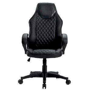 Cadeira Gamer Motospeed Hyrax, Design ergonômico, Pistão Classe 4, Preto