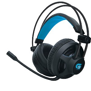 Headset Gamer Fortrek PRO H2 com LED Azul, P2, Preto