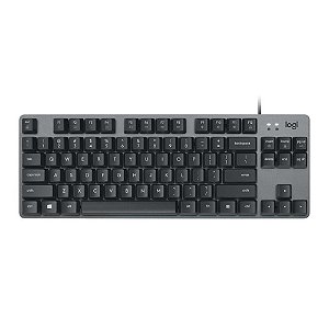 Teclado Logitech K835, Mecânico, Compacto, US, Com Estrutura de Alumínio e Switch Red Linear