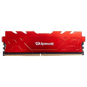 Memória DDR4 Redragon Rage, 8GB, 3200Mhz, CL16, Red