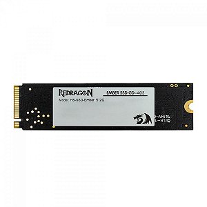 SSD Redragon Ember, 512GB, M.2 2280 NVMe, Leitura 2465MB/s E Gravação 2410MB/s