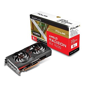 Placa de Vídeo Sapphire Pulse AMD Radeon RX 7600, 8GB GDDR6