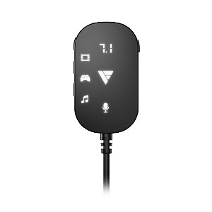 Placa de Som Force One Doppler, 7.1 Soundcard, USB