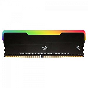 Memória DDR4 Redragon Magma, RGB, 16GB, 3200Mhz, Black