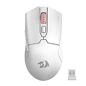 Mouse Gamer Sem Fio Redragon Fyzu Pro M995W-PRO, Wireless, Branco