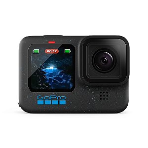 Câmera GoPro Hero 12 Black, à Prova D'água com 5.3K60, 27MP, Vídeo + Foto HDR, HyperSmooth 6.0