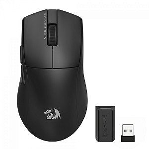 Mouse Gamer Redragon King Pro, Wireless, Bluetooth, 26000 DPI, 7 Botões, Preto