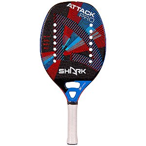 Raquete Beach Tennis Shark Attack Preto