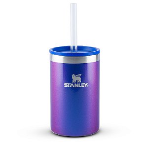 Can Cooler Com Canudo Stanley 8449 Sapphire Shimmer 296ML