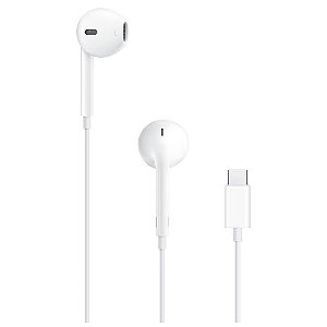 Fone De Ouvido Earpods Apple Com Conector USB-c, Branco