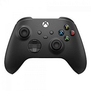 Controle Sem Fio Xbox Series X e S Microsoft, Carbon Black, Bluetooth, Preto