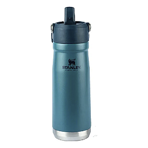 Garrafa Térmica Stanley Flip Straw 8080 Lagoon 651Ml