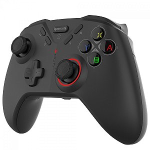 Controle Gamer Redragon Forge, Wireless, Bluetooth, Android/PC/Switch/PS3/PS4, Preto