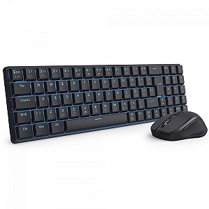 Combo Office Redragon BS-8772, Wireless 2.4G, Teclado e Mouse, Preto