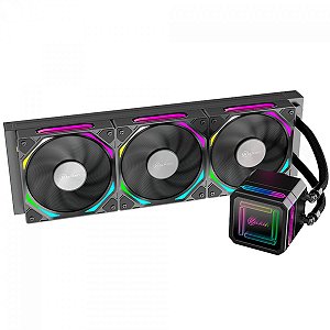 Water Cooler Kalkan Delta 360 ARGB, 360mm, Wireless, Intel-AMD, Preto