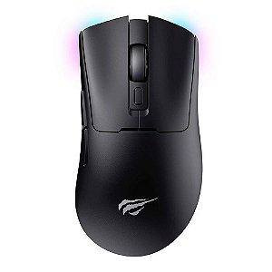 Mouse Gamer Havit MS966SE, RGB, 10000PI, 7 Botões, Wireless, Preto