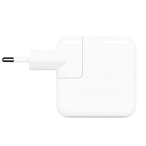 Carregador Apple USB-C de 30W para iPhone, iPad e Macbook Branco