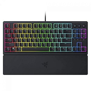 Teclado Gamer Razer Ornata V3 Tenkeyless, Chroma RGB, Low Profile, Us Layout, Nasa, Preto