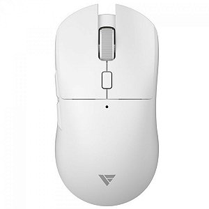 Mouse Gamer Force One Hoku PRO White, Wireless, 8K, Sensor Paw 3395, 26000 DPI, 6 Botões, White
